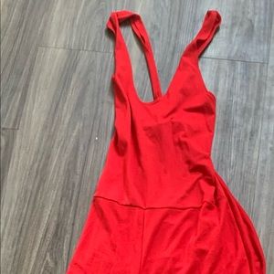 Criss Cross Ruched Backless Romper